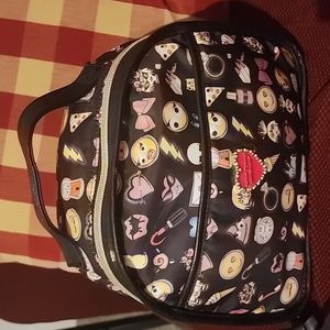 Betsey Johnson emoji Cosmetic Case